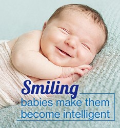 Smiling babies make them become intelligent